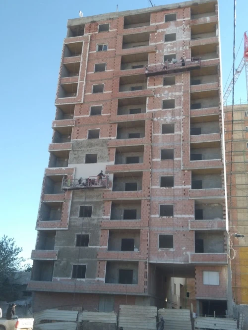 Travaux de revêtement de façade Monocouche