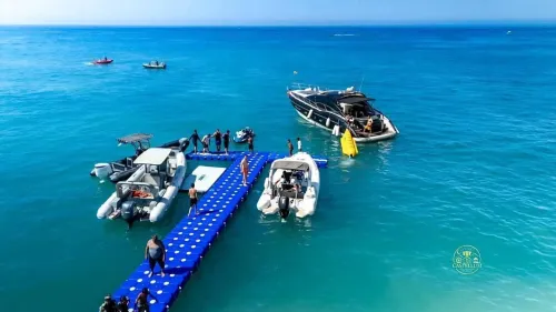 Parasol et équipement de plage et pisc