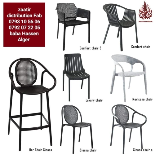 Chaises et tables
