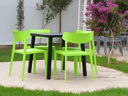 table et chaises transat