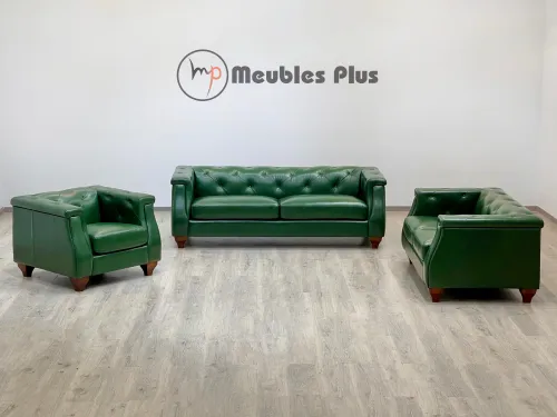 SALON 6 PLACES CUIR SANREMO