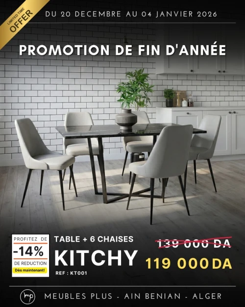 PROMO FIN D'ANNEE SALLE A MANGER
