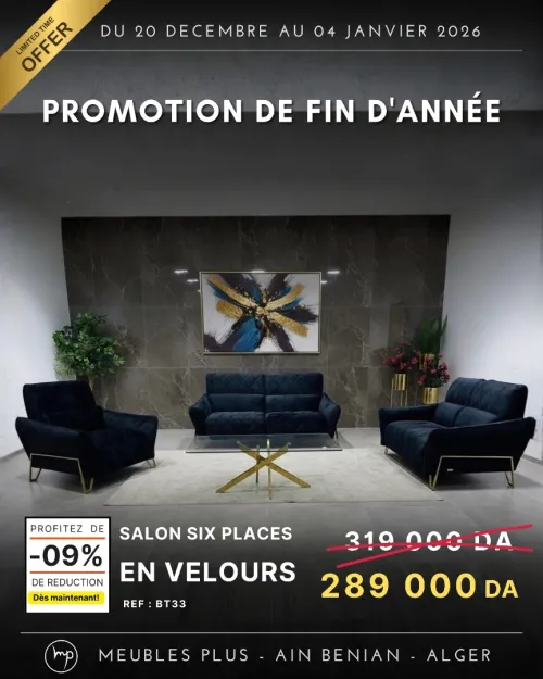 PROMO FIN D'ANNEE SALON