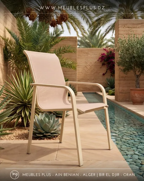 TABLE 6 CHAISES OASIS BEIGE