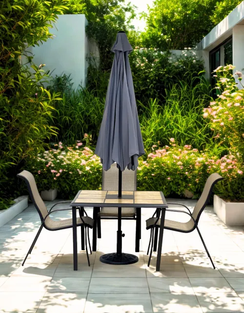 TABLE D'EXTERIEUR AVEC 4 CHAISES