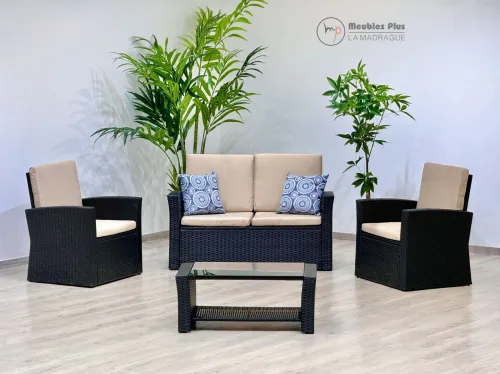 SALON 4 PLACES JARDIN 