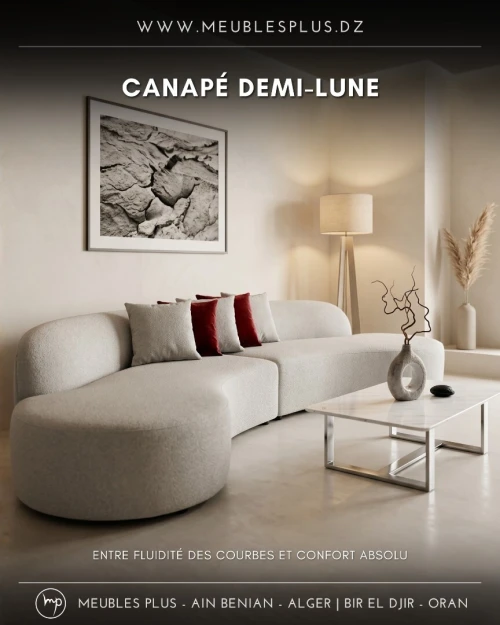 CANAPE DEMI LUNE