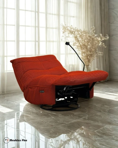 FAUTEUIL RELAX ELECTRIQUE BUBBLE ROUGE