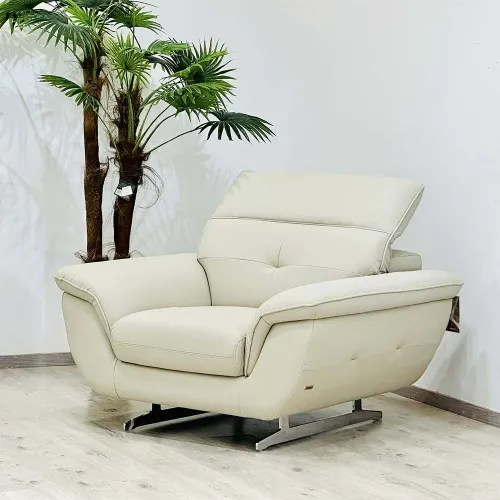 SALON 6 PLACES EN SIMILI-CUIR