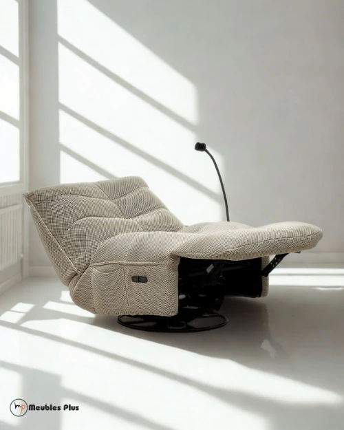 FAUTEUIL RELAX ELECTRIQUE BUBBLE BEIGE