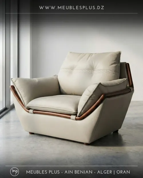 SALON 6 PLACES EN CUIR