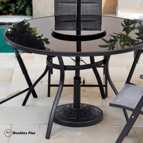 TABLE D'EXTERIEUR AVEC 4 CHAISES