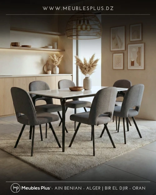 TABLE DE CUISINE 6 CHAISES