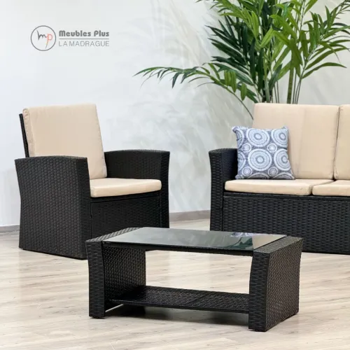 SALON 4 PLACES JARDIN