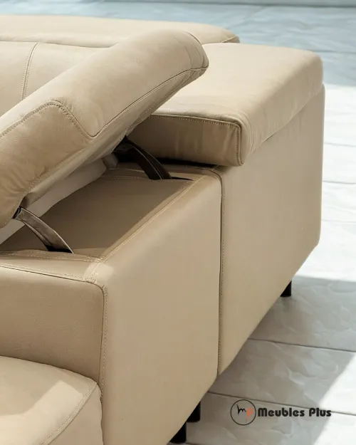 SALON RELAX L FACADE EN CUIR