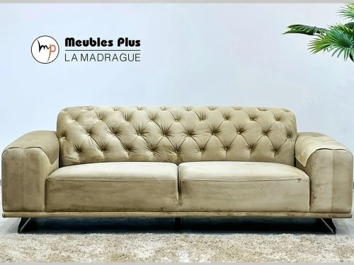 SALON 6 PLACES EN VELOURS