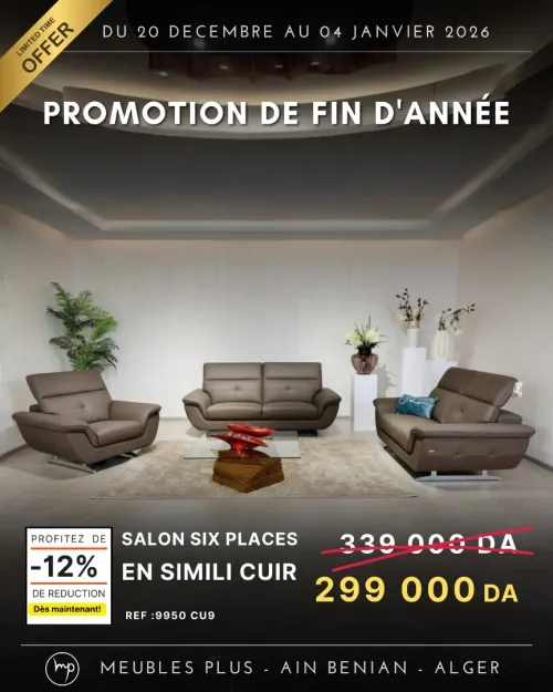 PROMO FIN D'ANNEE SALON