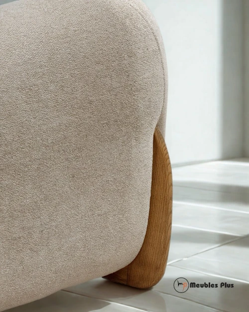 SALON D'ANGLE L + UNE PLACE FAUTEUIL BUKKLE