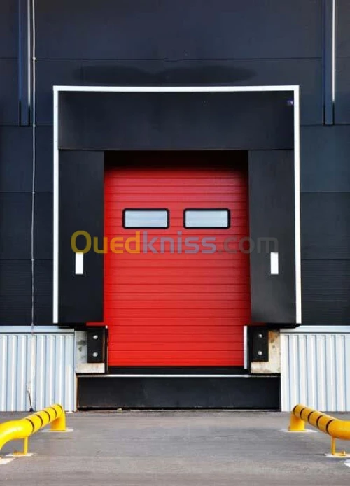 Reparation Maintenance installation Niveleur de quai    Guide roue    Butoir   Porte sectionnelle 