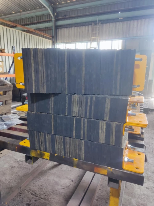 Butoir en caoutchouc pour quai en béton     Butée Plastique  protection quai chargment