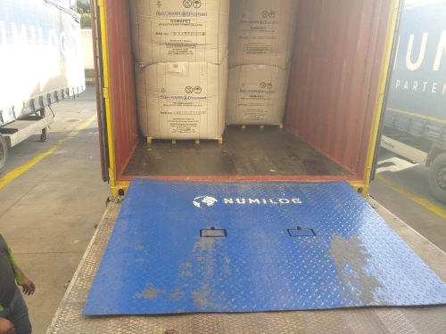 Rampe de Chargement Conteneur Rampe chargement container Rampe d'accès container niveleure de quai 