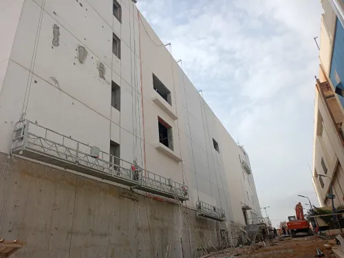 Plateforme nacelle panneau électrique