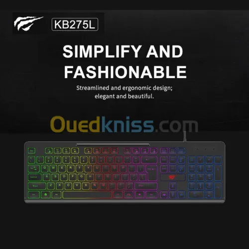 CLAVIER GAMER HAVIT KB275L