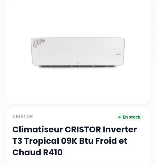 PROMOTION CLIMATISEUR CONDOR HISENSE NARDI CRISTOR DAIKIN 9000BTU 12000BTU 18000BTU 24000BTU