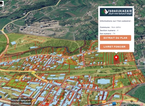 Vente Terrain Bouira Kadiria
