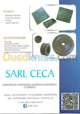 caoutchouc algerien sarl ceca