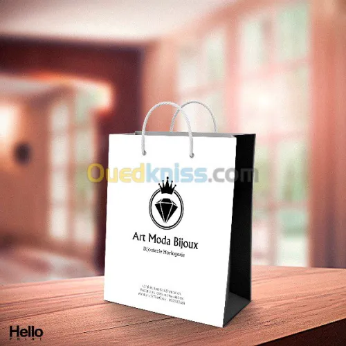 Sacs en Papier Shopping (cordon)