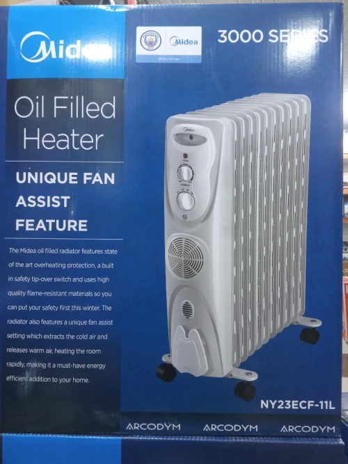 PROMO RADIATEUR ÉLECTRIQUE À BAIN D'HUILE MIDEA