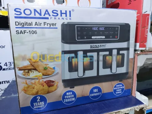PROMO FRITEUSE AIR FRYER SONASHI 10L 