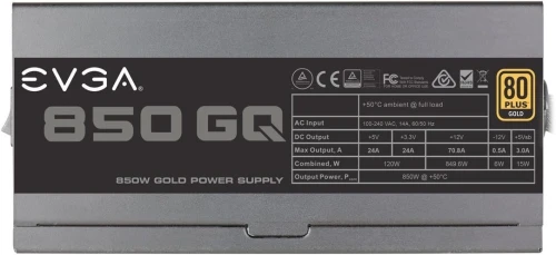 Alimentation EVGA 850w GQ GOLD 