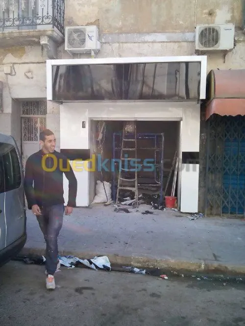 revetement de facade en alucobande.