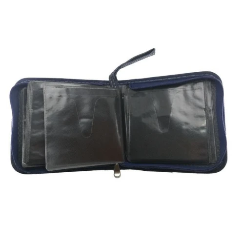 Pochette etui pour CD DVD de haute qualité en jean Virtex - Capacités 32pcs 64pcs 120pcs