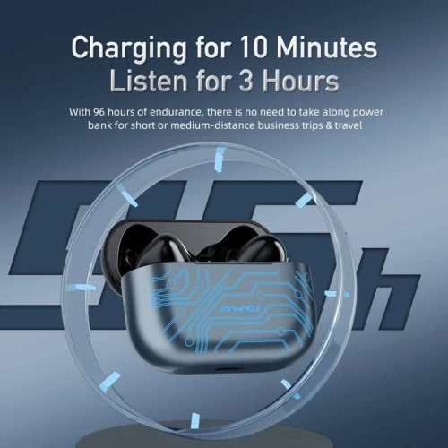 Ecouteur Earbuds sans-fil bluetooth 5.1 AWEI TWS T29 Pro Étanche IPX6 Sport Gaming