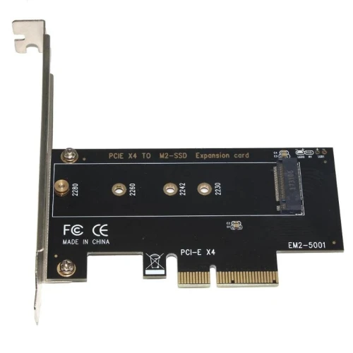 Carte d'extension Adaptateur PCI express PCI-E X4 vers M.2 NVME SSD 2230-2280