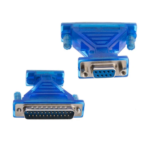 Câble Adaptateur convertisseur Série USB 2.0 vers RS232 (DB9) 9 Broches + DB25 25 Broches