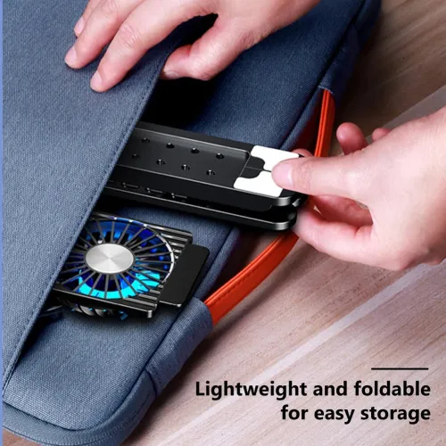 Refroidisseur Support ordinateur portable laptop jusqu'à 17 pouces 2 ventilateurs pliable