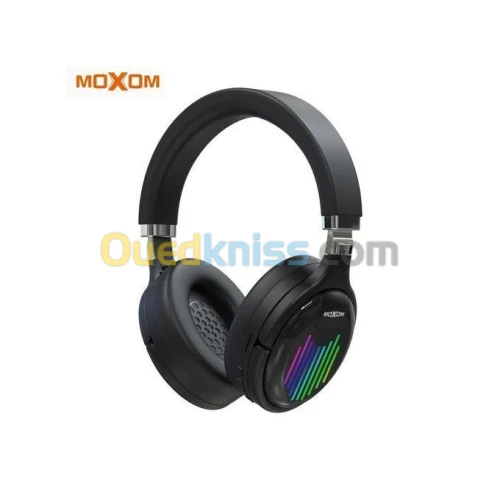 Casque Sans-fil Bluetooth 5.0 MOXOM MX-WL14 Pliable avec Microphone Micro SD AUX FM