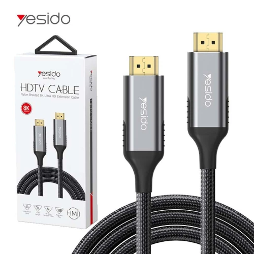 YESIDO HM11 Câble HDMI Version 2.1 48Gbps 8K 60Hz / 4K 120Hz 1.8m