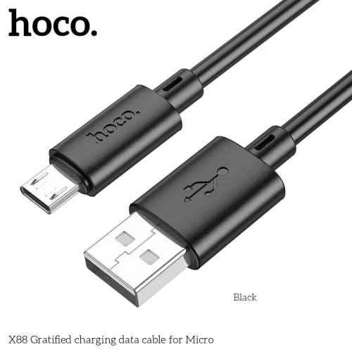 HOCO X88 Câble USB-A vers Micro USB charge et Transfert de données 1m