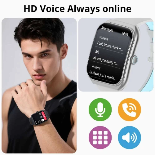 COLMI P86 Montre Connectée SmartWatch AMOLED Sports