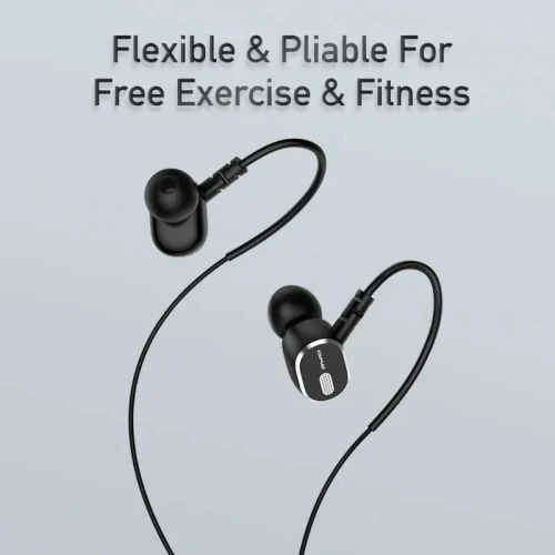 Ecouteur filaire USB-C AWEI TC-6 Sports avec microphone et boutons de commande 1.2m maintien sportif