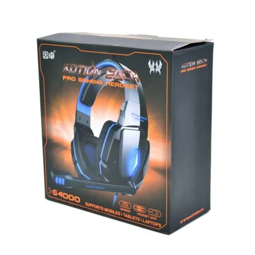 Casque Gaming KOTION EACH G4000 USB 2x3.5mm avec microphone LED