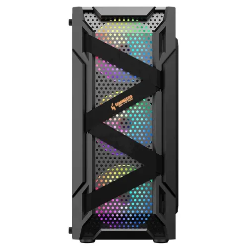 GearMaster GM-27 Boitier PC Gaming ATX/Micro-ATX avec vitre latérale en verre trempé