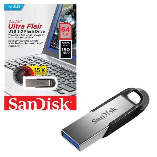 Flash disque Clé USB SanDisk Ultra flair USB 3.0 64GB 128GB 150Mb/s