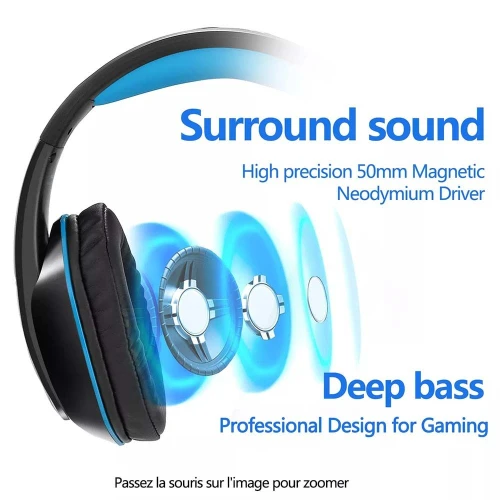 Casque Pro Gaming Beexcellent GM-3 multiplateforme pour PS4 PC Xbox One Mac Nintendo Switch LED
