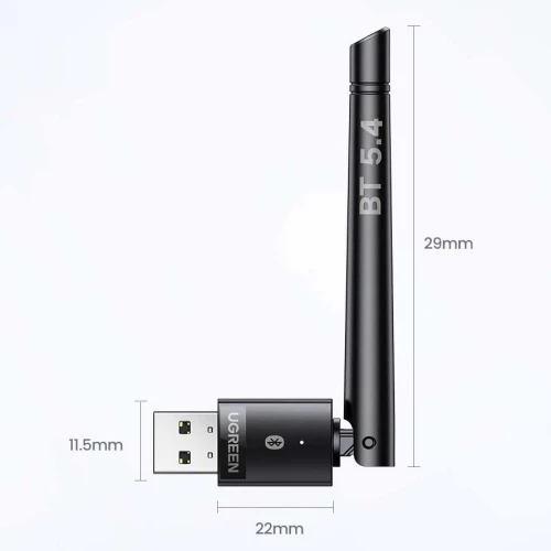 Adaptateur dongle bluetooth 5.4 USB UGREEN avec antenne Portée de 120m